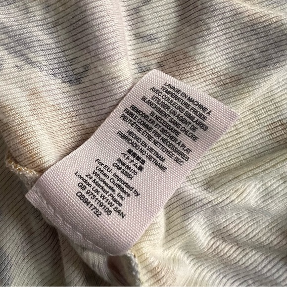 Free People Key To Your Heart Floral Slinky Ribbed Jersey Ruched Mini Dress XS - Picture 12 of 13